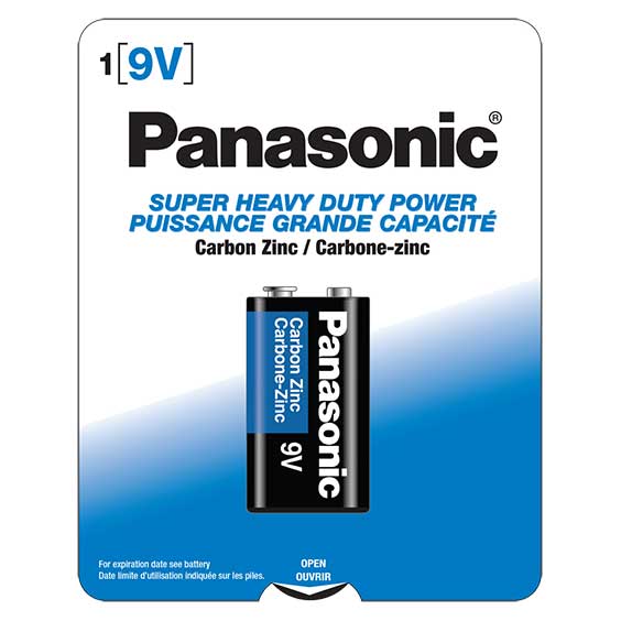 9Volt Panasonic Heavy Duty Batteries CB Distributors, Inc.