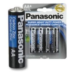 AA-4 Panasonic Heavy Duty Batteries