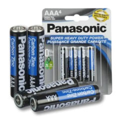 AAA-4 Panasonic Heavy Duty Batteries