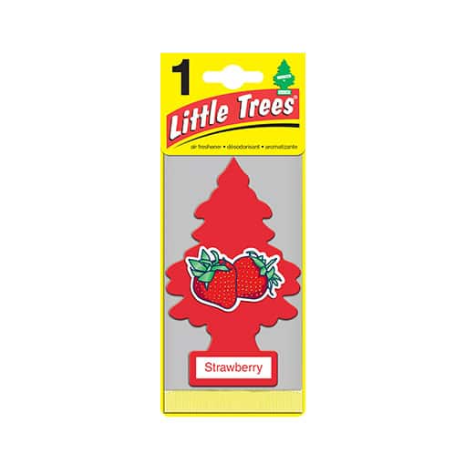 Little Trees Strawberry Car Air Freshener Retail Singles