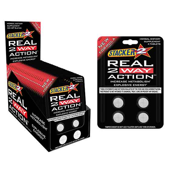 Stacker 2 Real 2Way Action 4 Count Cards CStore CB Distributors
