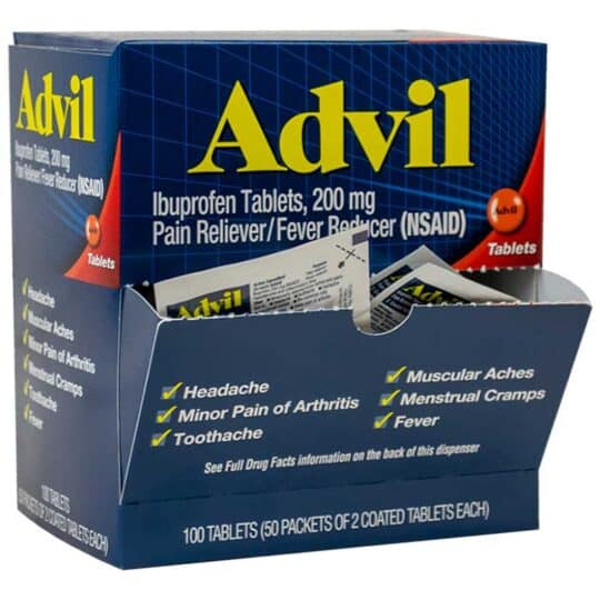 ADVIL 2PK DISPENSER BX 50/DSP 24/CS