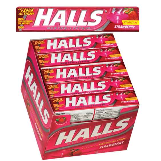 Halls Strawberry Cough Drops Near Me Reliable Quality