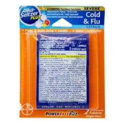 Alka Seltzer Plus Cold & Flu 2-pack Select One Box