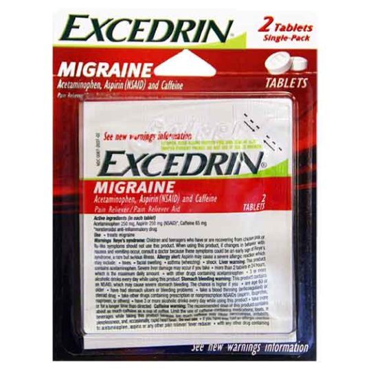 Excedrin Migraine 2-pack Select One Box - CB Distributors, Inc.