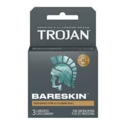 Trojan Bareskin 3ct Condoms