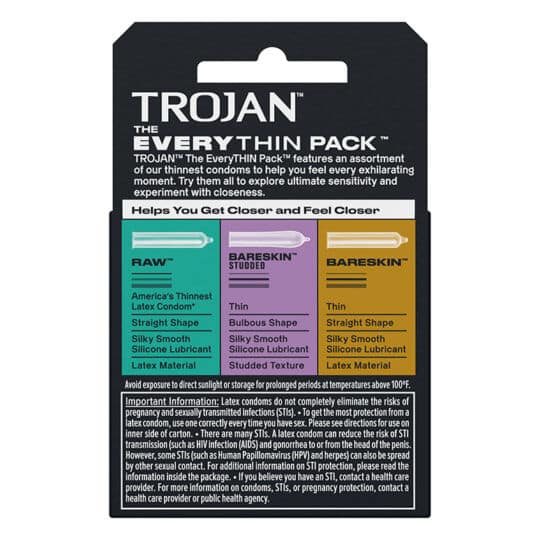 Trojan Bareskin EVERYTHIN 3ct Condoms