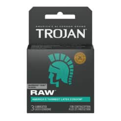 Trojan Bareskin RAW 3ct Condoms