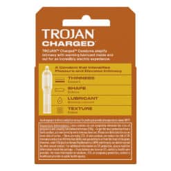 Trojan Charged 3ct Condoms