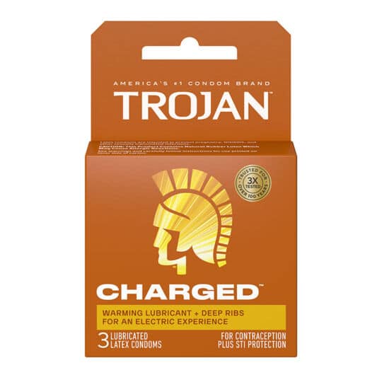 Trojan Charged 3ct Condoms
