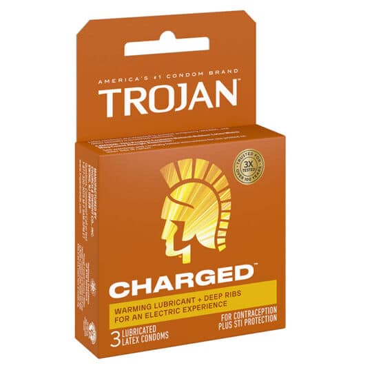 Trojan Charged 3ct Condoms