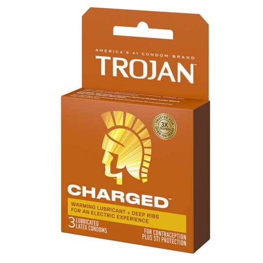 Trojan Charged 3ct Condoms