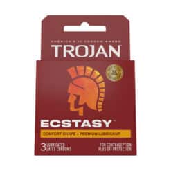 Trojan Ecstacy 3ct Condoms
