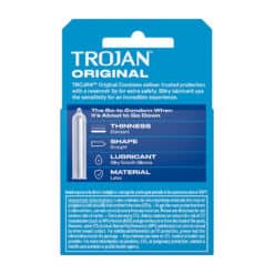 Trojan Original Lubricated 3ct Condoms