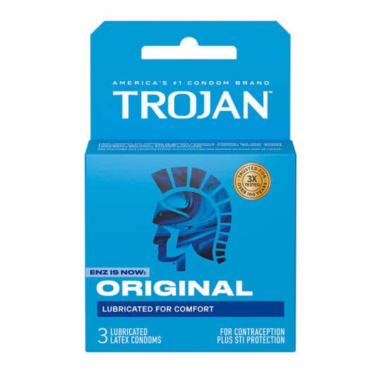 Trojan Original Lubricated 3ct Condoms