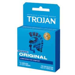 Trojan Original Lubricated 3ct Condoms