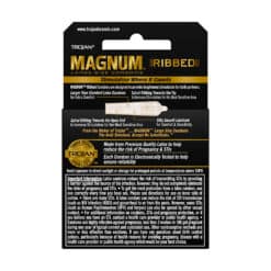 Trojan Magnum Ribbed 3ct Condoms