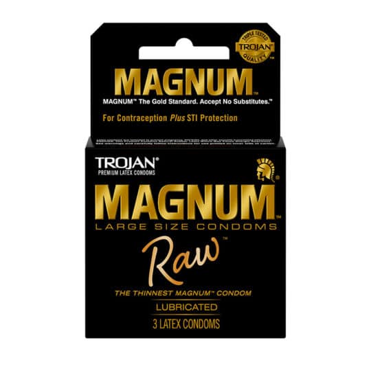 TROJAN MAGNUM RAW 3CT CONDOMS