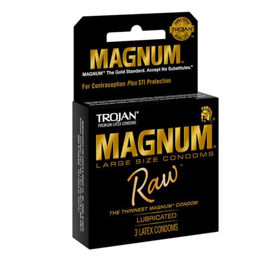 TROJAN MAGNUM RAW 3CT CONDOMS