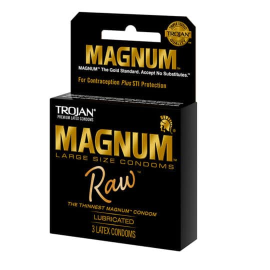 TROJAN MAGNUM RAW 3CT CONDOMS
