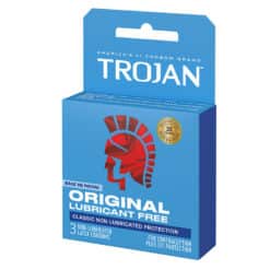 Trojan Non-Lubricated 3ct Condoms