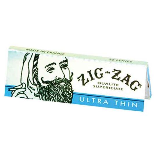 Zig Zag ultra thin 1.25 rolling papers is a translucent lightweight paper