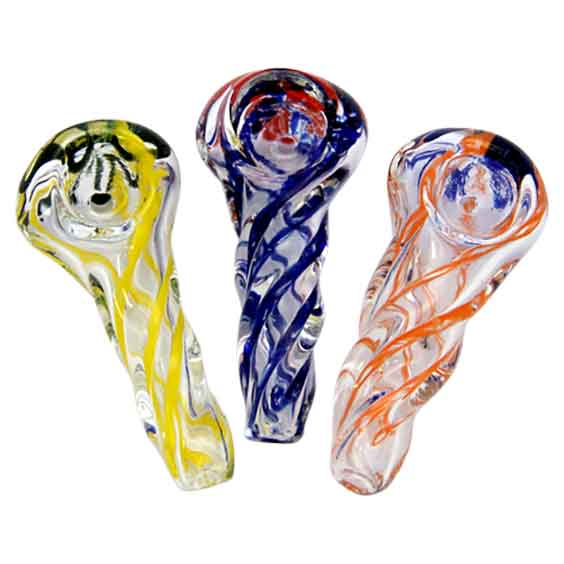 Glass Pipes 2.5″ Twisted Design Buy Wholesale CB Distributors