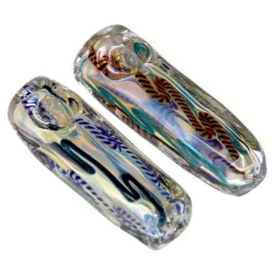 Glass Pipes 3 Fuming Lines with Dots- Wholesale - CB Distributors