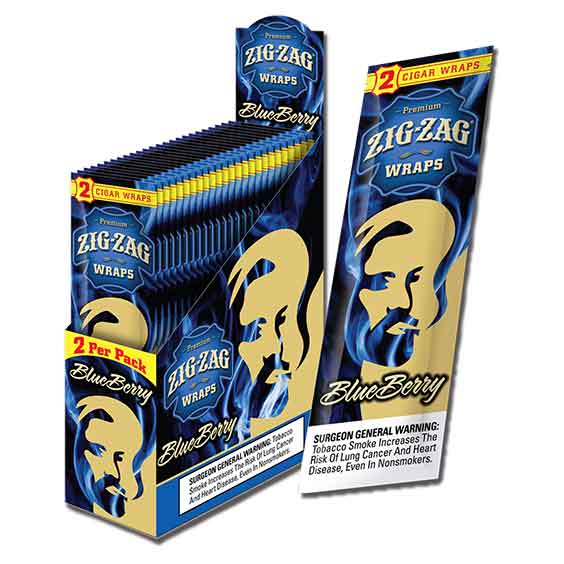 Zig Zag Blueberry 2pack Cigar Wraps CB Distributors, Inc.