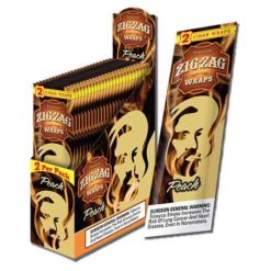 Zig Zag Peach 2-pack Cigar Wraps