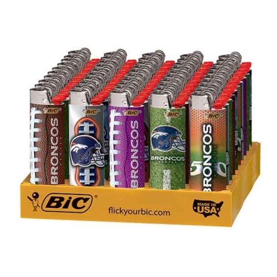 Denver Broncos BIC Lighters 50CT/ Display