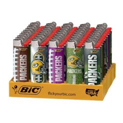 Green Bay Packers BIC Lighters 50CT/ Display