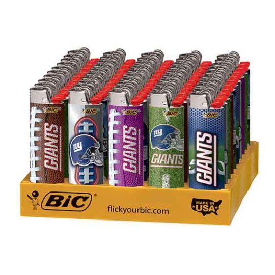 New York Giants BIC Lighters 50CT/ Display