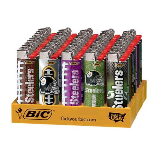 Pittsburgh Steelers BIC Lighters 50CT/ Display