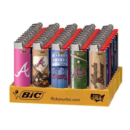 Atlanta Braves BIC Lighters 50CT/ Display