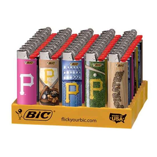 Pittsburgh Pirates BIC Lighters 50CT/ Display