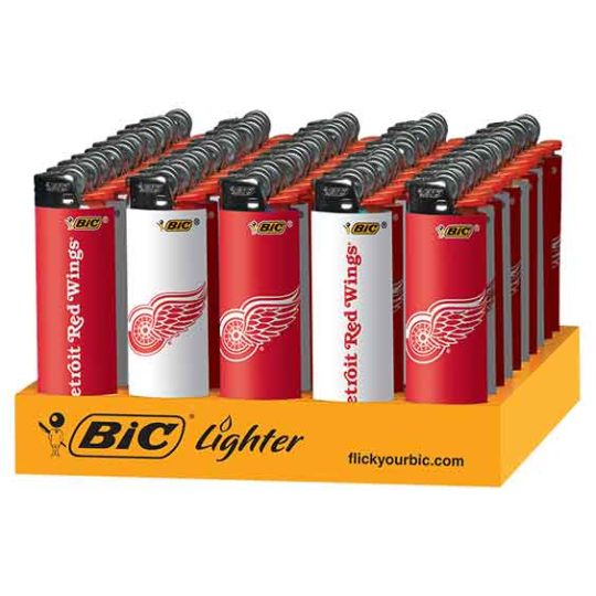 Detroit Red Wings BIC Lighters 50CT/ Display