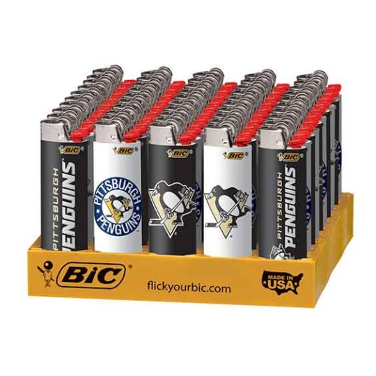 Pittsburgh Penguins BIC Lighters 50CT/ Display
