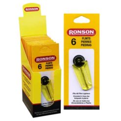 Ronson Flints 6ct Cards