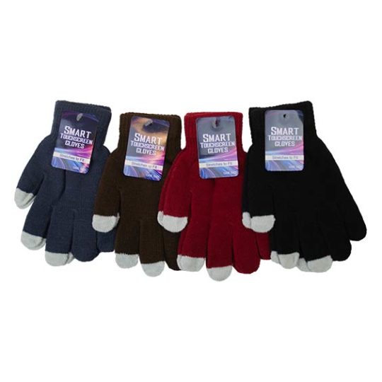 Smart Touchscreen Winter Gloves Assorted Colors Wholesale