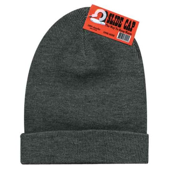 Dark Gray Winter Stocking Hats Wholesale
