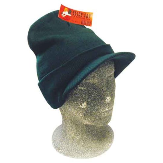 Green Stocking Hats with Visor Wholesale