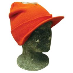Orange Stocking Hats with Visor Wholesale
