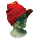 Red Stocking Hats with Visor