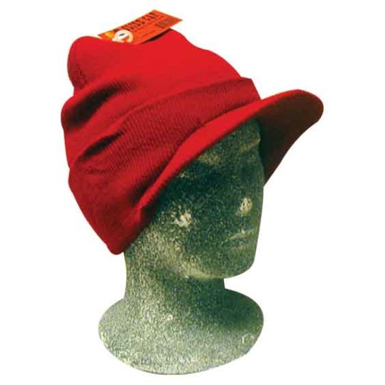 Red Stocking Hats with Visor Wholesale