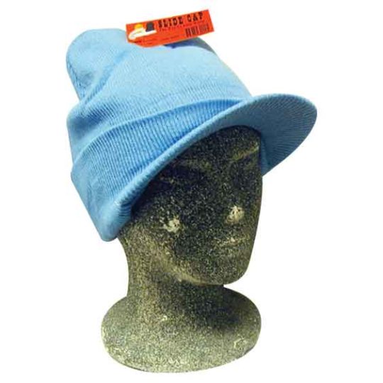 Sky Blue Stocking Hats with Visor Wholesale