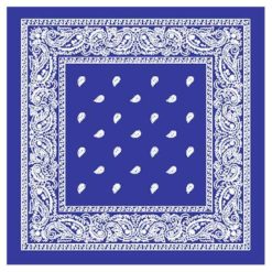 Paisley Royal Blue Bandanna - Image 1