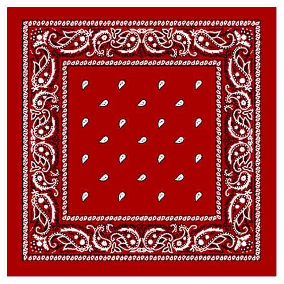 Paisley Red Bandanna - CB Distributors, Inc.