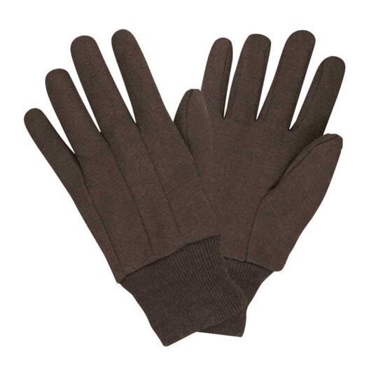 BROWN JERSEY 8OZ GLOVES 6/DSP 50/CS