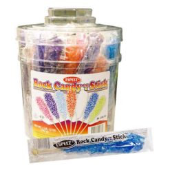 Rock Candy on a Stick Jars